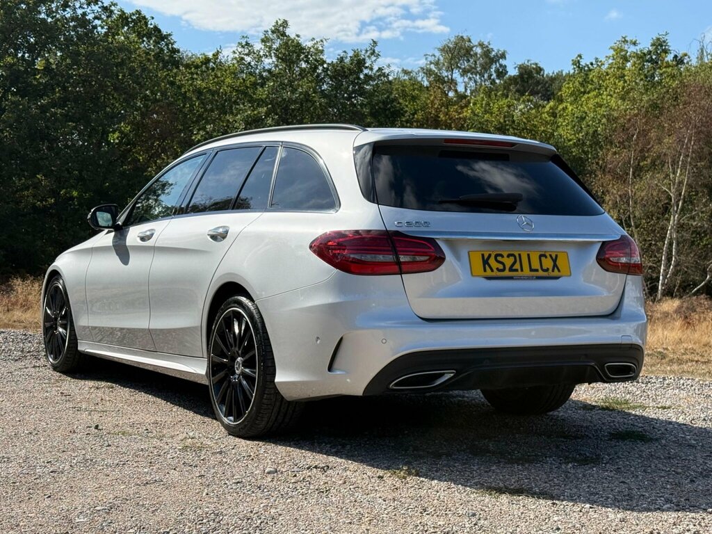 Mercedes-Benz C Class 1.5 C200 Mhev Amg Line Night Edition Premium Plus KS21LCX Silver #5