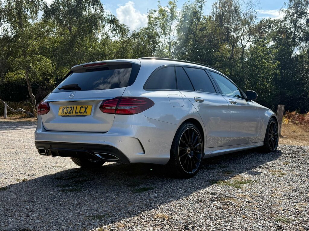 Mercedes-Benz C Class 1.5 C200 Mhev Amg Line Night Edition Premium Plus KS21LCX Silver #3