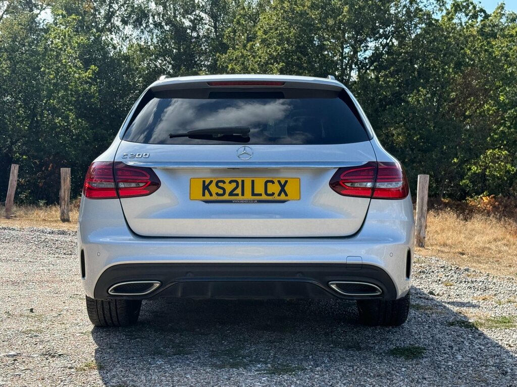 Mercedes-Benz C Class 1.5 C200 Mhev Amg Line Night Edition Premium Plus KS21LCX Silver #4
