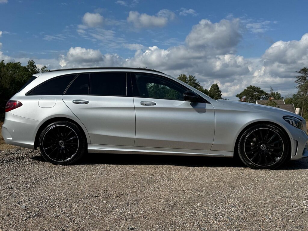 Mercedes-Benz C Class 1.5 C200 Mhev Amg Line Night Edition Premium Plus KS21LCX Silver #2