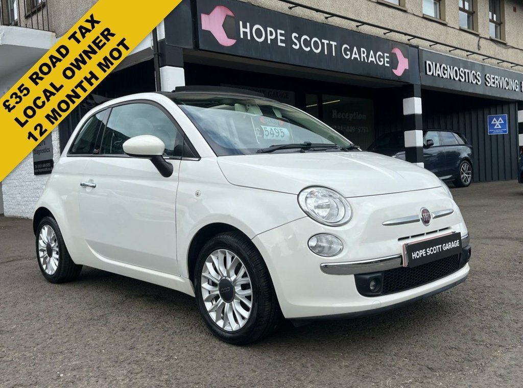 Fiat 500C 0.9L Lounge White