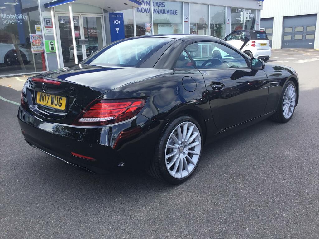 Mercedes-Benz SLC 2.0 Slc300 Amg Line Convertible G-troni Black #3