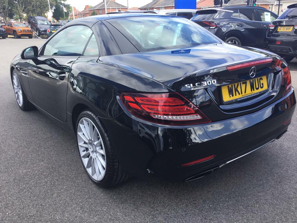 Mercedes-Benz SLC 2.0 Slc300 Amg Line Convertible G-troni Black #5
