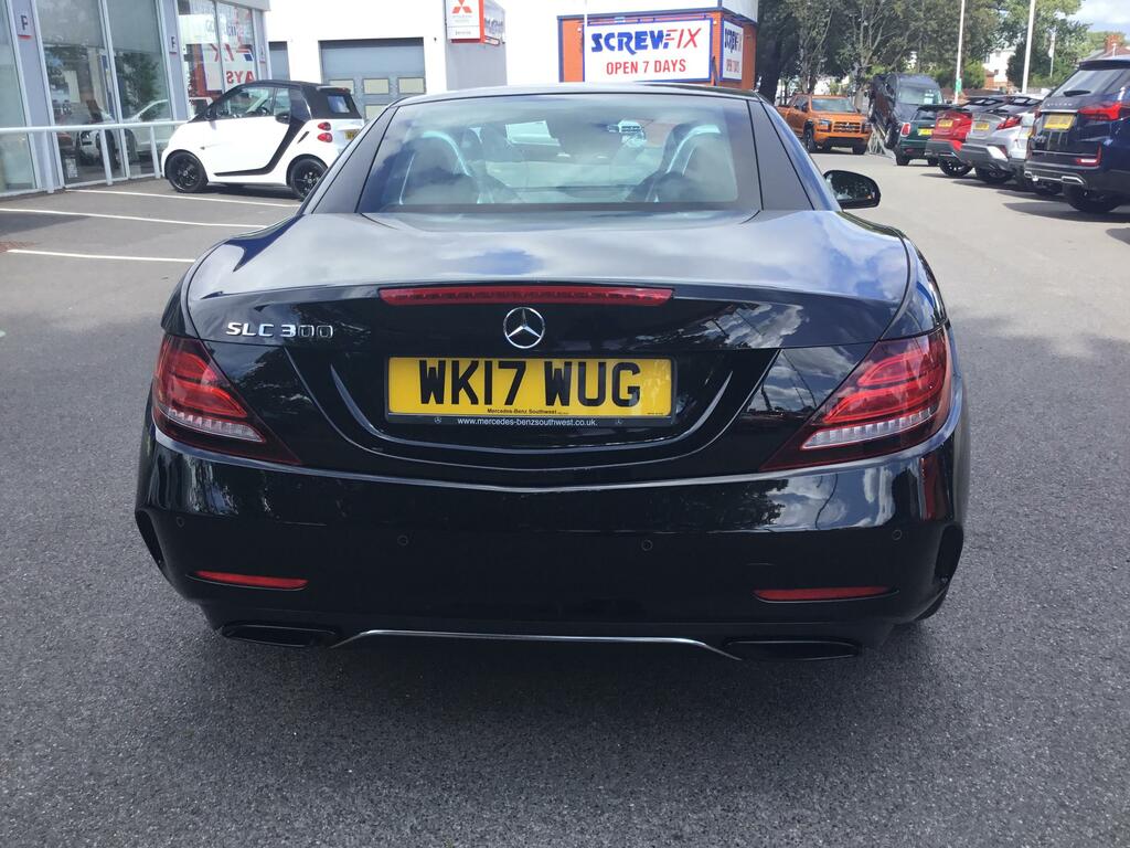 Mercedes-Benz SLC 2.0 Slc300 Amg Line Convertible G-troni Black #4