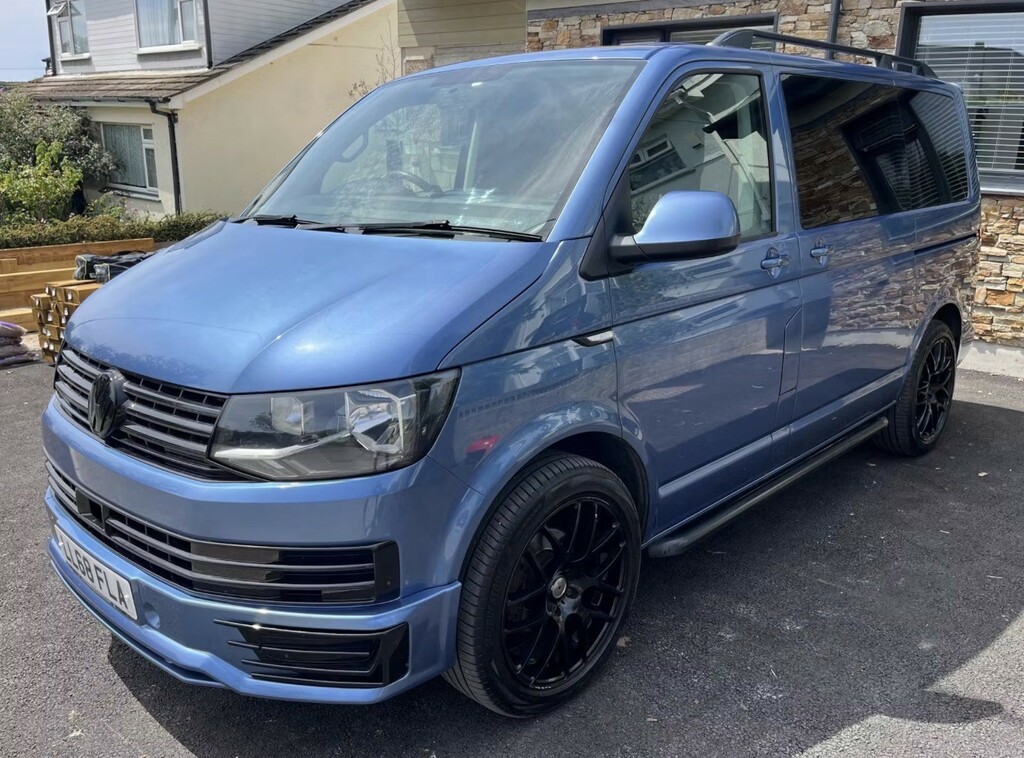 Volkswagen Transporter Shuttle 2.0 Tdi Bluemotion Tech S LL68FLA Blue #3