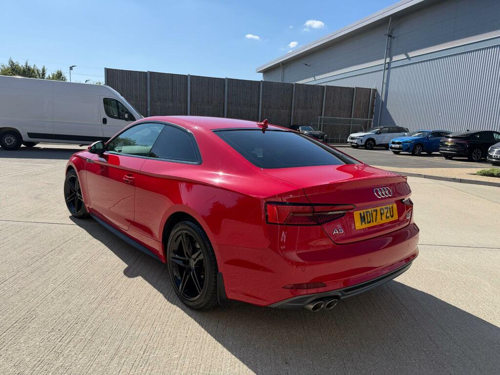 Audi A5 2.0 Tdi S Line S Tronic Euro 6 Ss MD17PZU Red #2