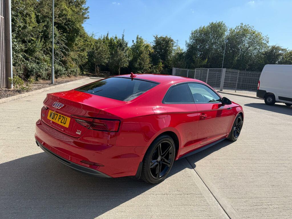 Audi A5 2.0 Tdi S Line S Tronic Euro 6 Ss MD17PZU Red #4