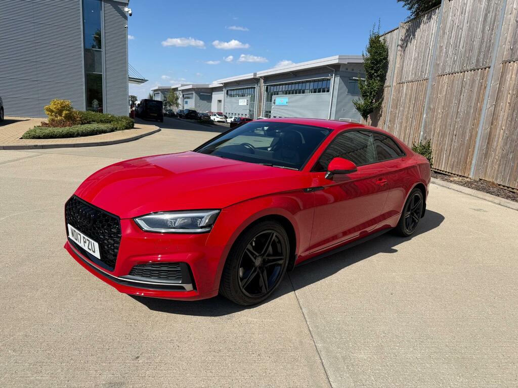 Audi A5 2.0 Tdi S Line S Tronic Euro 6 Ss MD17PZU Red #3