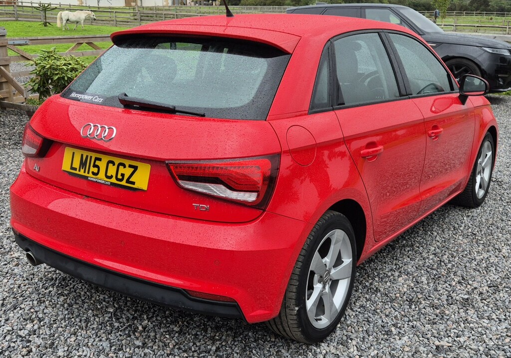 Audi A1 Hatchback 1.6 Tdi Sport 2015 LM15CGZ Red #3