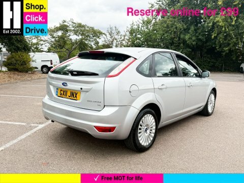 Ford Focus 1.6 Titanium Hatchback GX11JNZ Silver #5