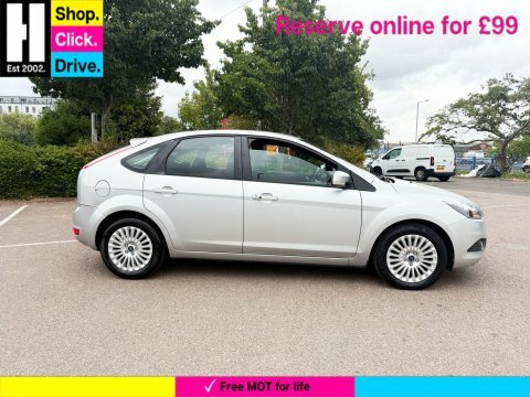 Ford Focus 1.6 Titanium Hatchback GX11JNZ Silver #4