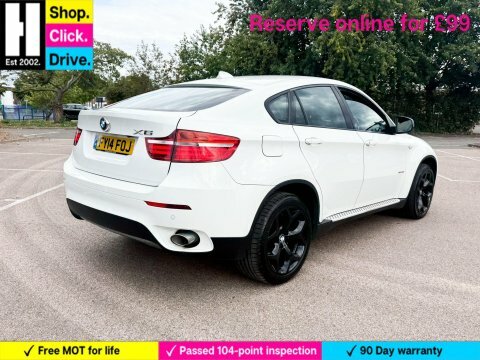BMW X6 3.0 40D Suv FY14FOJ White #3