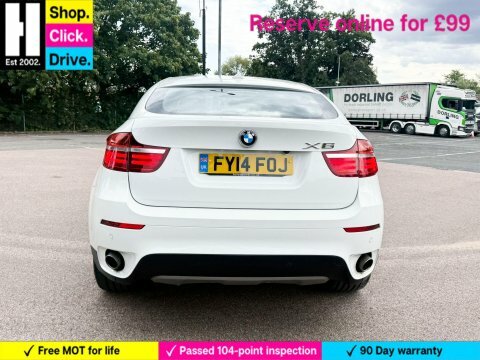 BMW X6 3.0 40D Suv FY14FOJ White #4