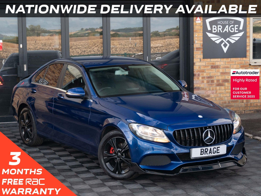 Mercedes-Benz C Class 1.6 D Se Executive Edition Euro 6 Ss Blue