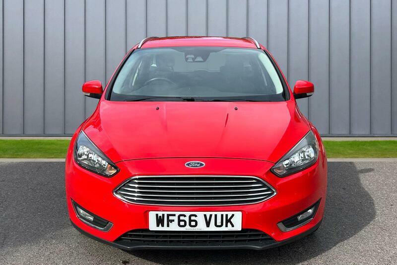 Ford Focus 1.0T Ecoboost Titanium Euro 6 Ss WF66VUK Red #2