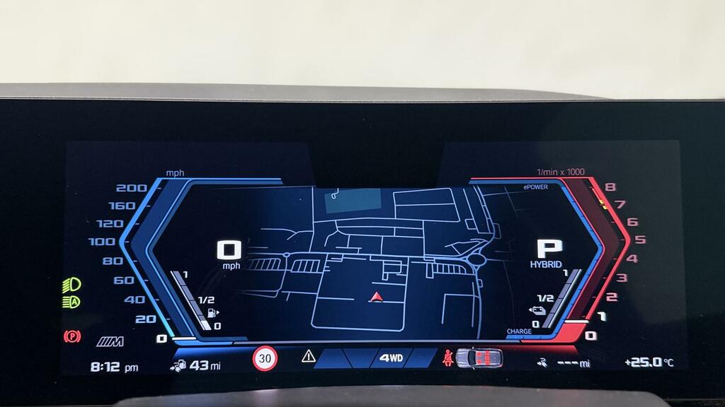 BMW XM 4.4 25.7Kwh Suv Plug-in Hybrid Xdr Black #4