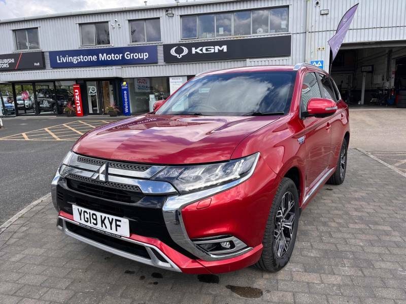 Mitsubishi Outlander 2.4 Phev 4H - 2019 19 YG19KYF Red #3