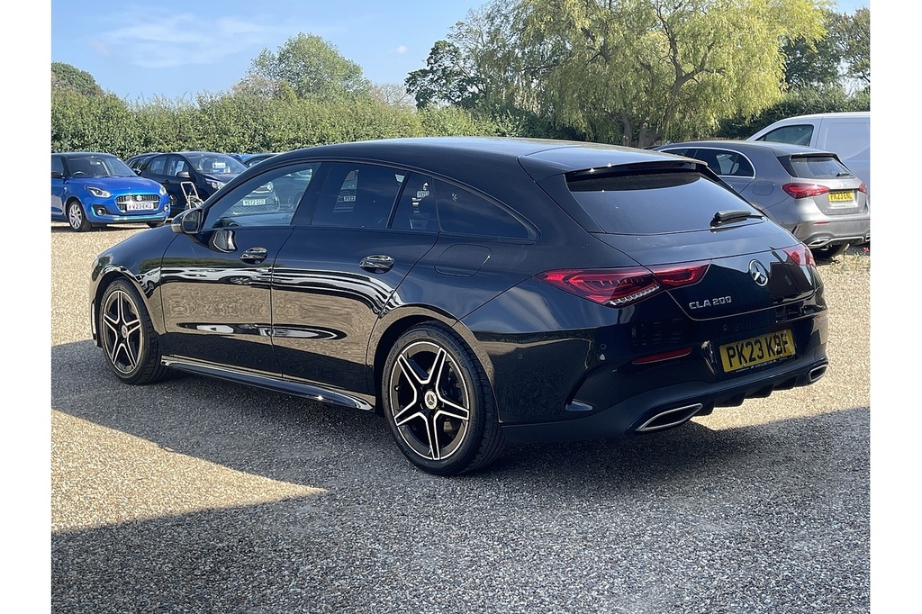 Mercedes-Benz CLA Class Cla200 Amg Line 2023 U2617 Ulez PK23KBF Black #6