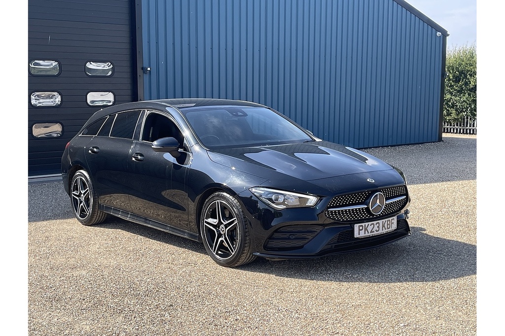 Mercedes-Benz CLA Class Cla200 Amg Line 2023 U2617 Ulez PK23KBF Black #2