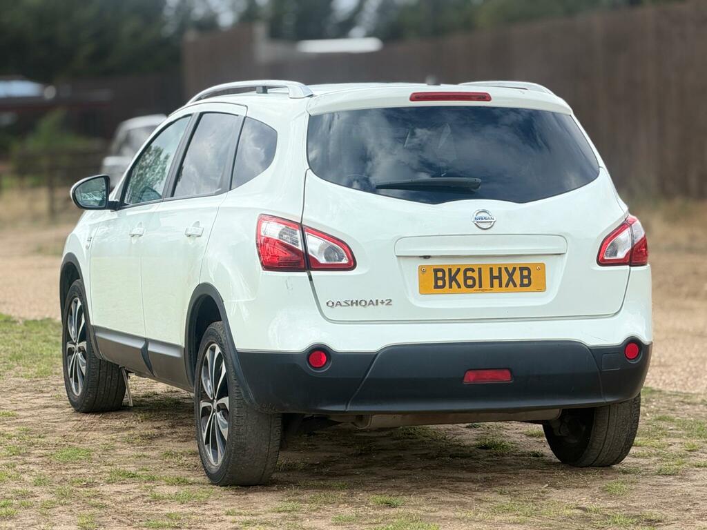Nissan Qashqai+2 1.6 N-tec 2Wd Euro 5 White #4
