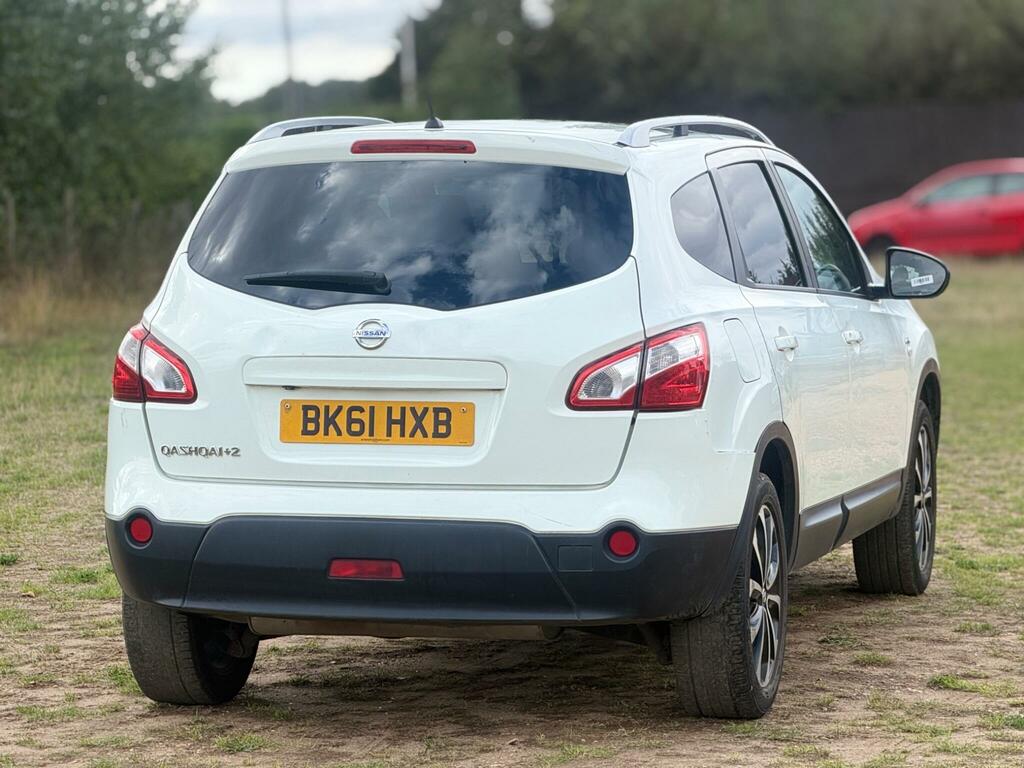 Nissan Qashqai+2 1.6 N-tec 2Wd Euro 5 White #5