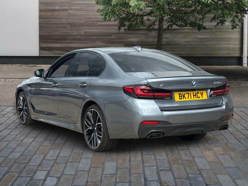 BMW 5 Series 2.0 530E 12Kwh M Sport Saloon Plug-in H BK71HCY Blue #3