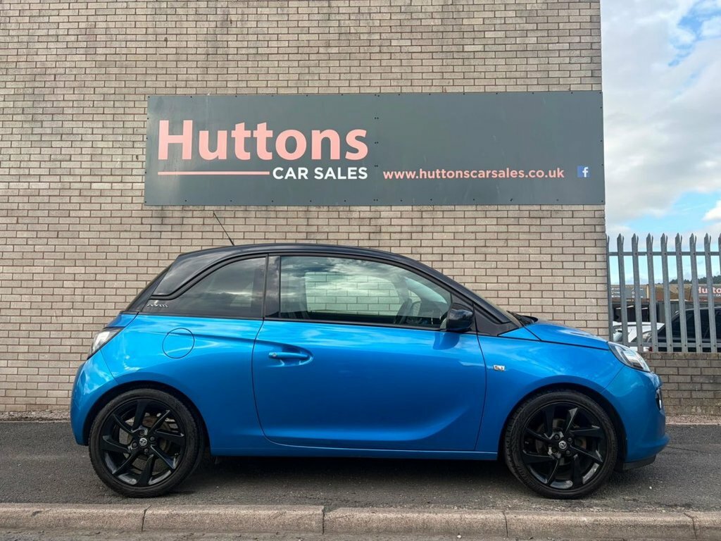 Vauxhall Adam 1.2L Energised DA66UOO Blue #2