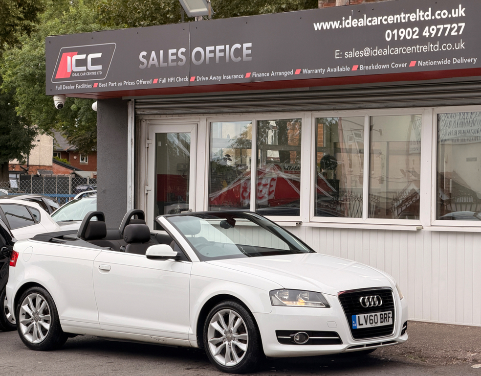 Audi Cabriolet 1.2 Tfsi Sport Convertible Euro White #5