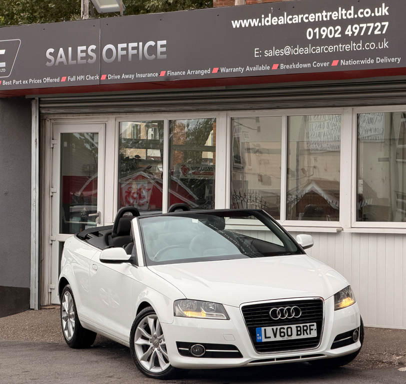 Audi Cabriolet 1.2 Tfsi Sport Convertible Euro White #3
