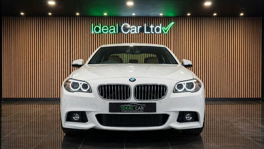 BMW 5 Series 2.0 520D M Sport Euro 6 Ss White #3
