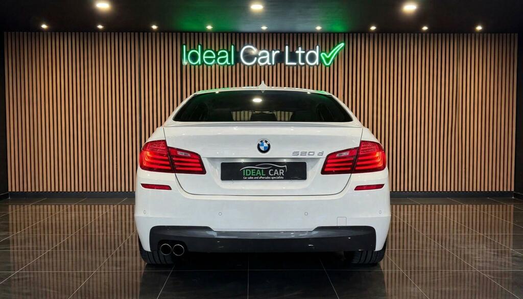 BMW 5 Series 2.0 520D M Sport Euro 6 Ss White #5
