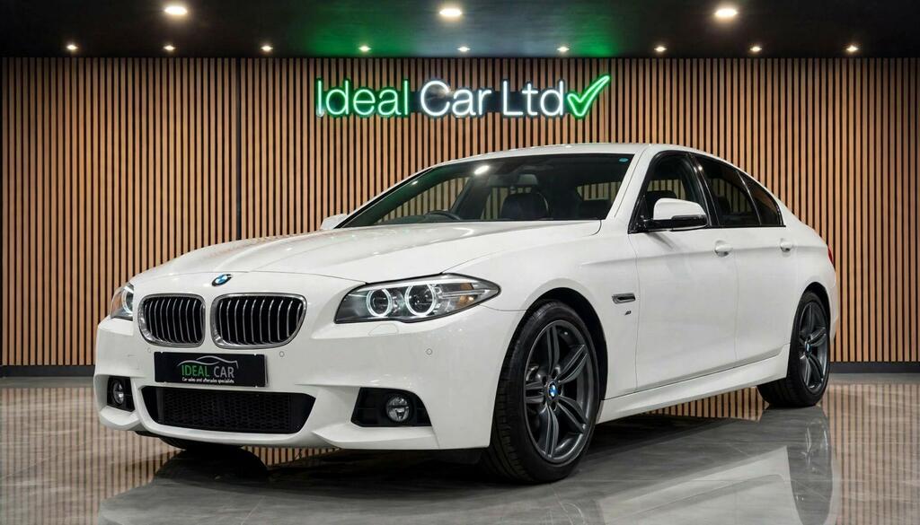 BMW 5 Series 2.0 520D M Sport Euro 6 Ss White