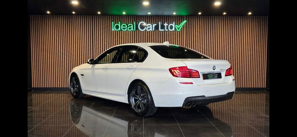 BMW 5 Series 2.0 520D M Sport Euro 6 Ss White #2