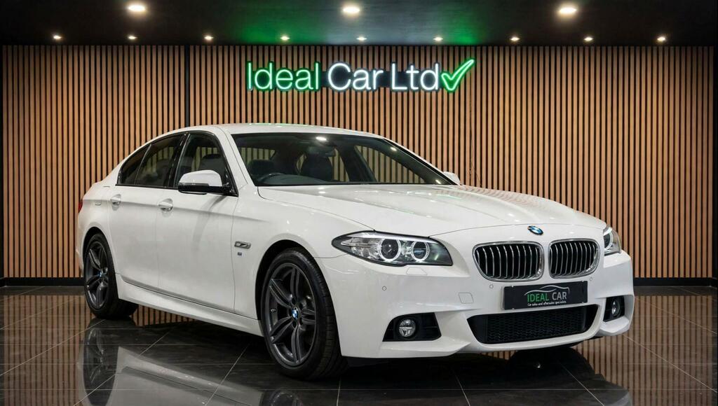 BMW 5 Series 2.0 520D M Sport Euro 6 Ss White #6