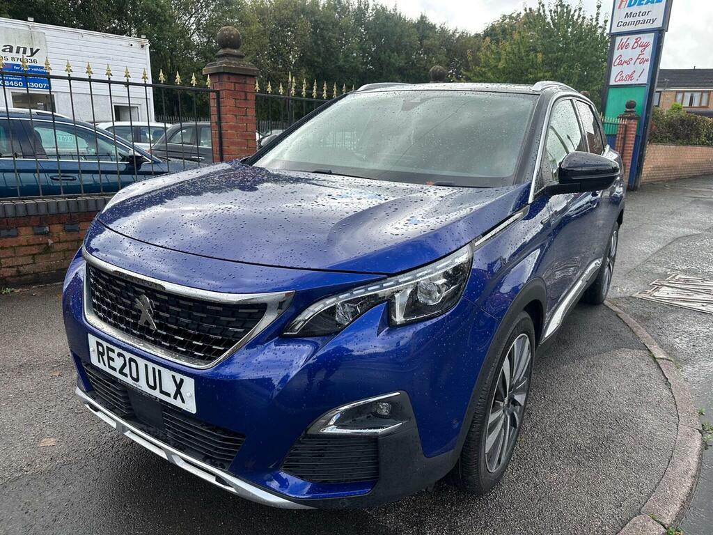 Peugeot 3008 1.2 Puretech Gt Line Premium Eat Euro 6 Ss Blue #6