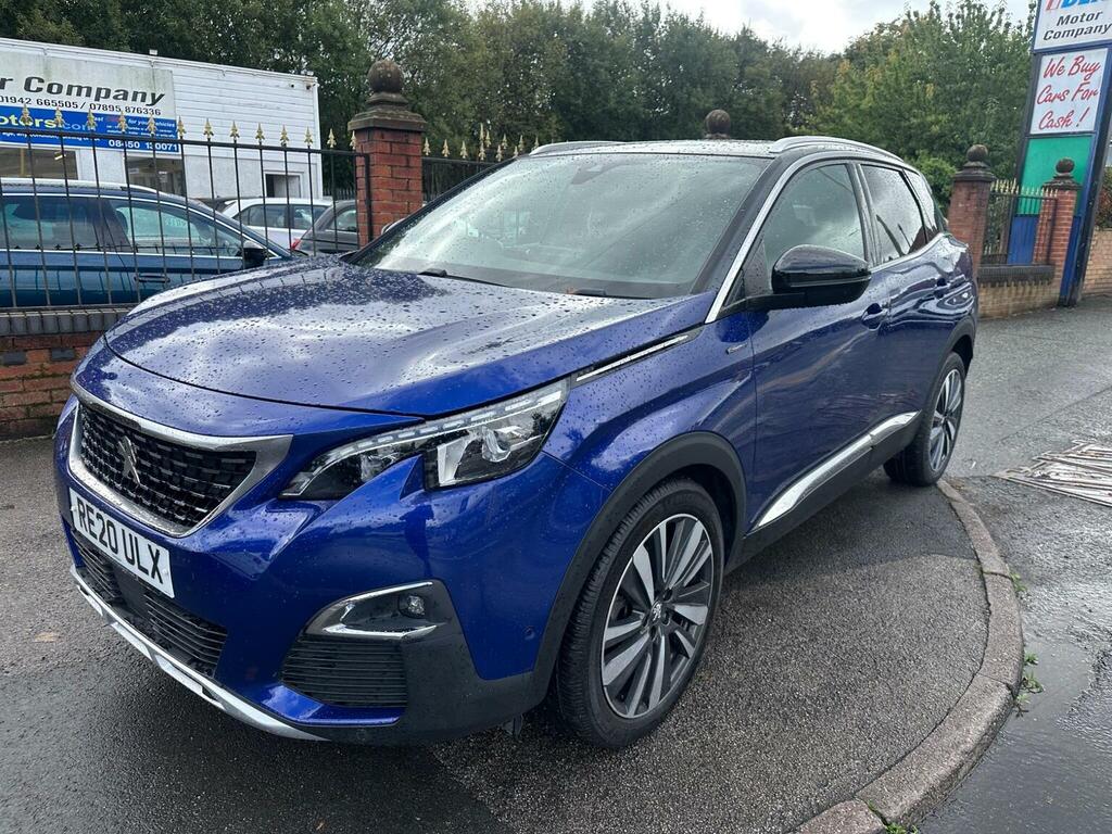 Peugeot 3008 1.2 Puretech Gt Line Premium Eat Euro 6 Ss Blue #2
