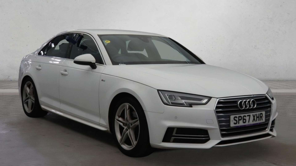 Audi A4 S Line Tfsi SP67XHR White #2