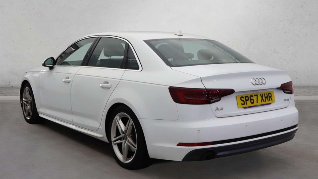 Audi A4 S Line Tfsi SP67XHR White #5