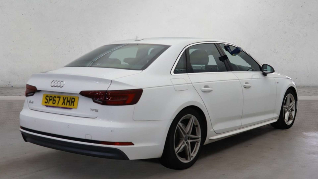 Audi A4 S Line Tfsi SP67XHR White #6