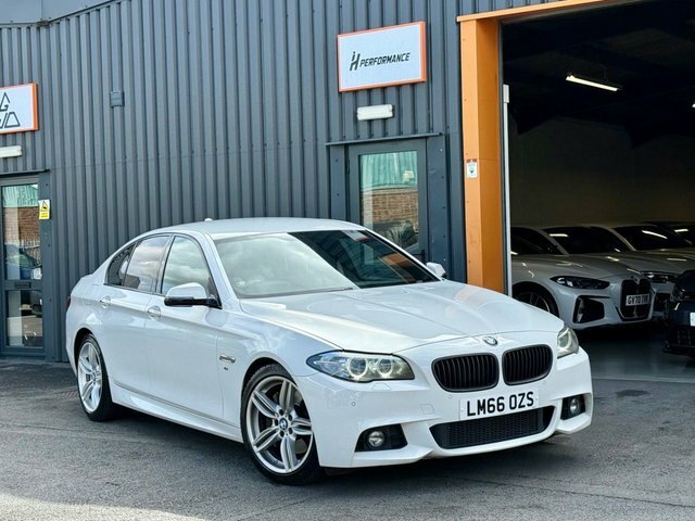 BMW 5 Series 2.0 525D M Sport Saloon Euro 6 S White #2