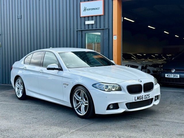 BMW 5 Series 2.0 525D M Sport Saloon Euro 6 S White #3