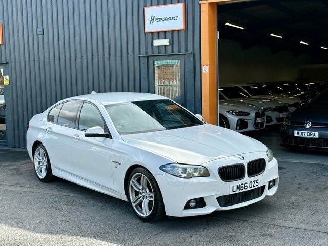 BMW 5 Series 2.0 525D M Sport Saloon Euro 6 S White #4