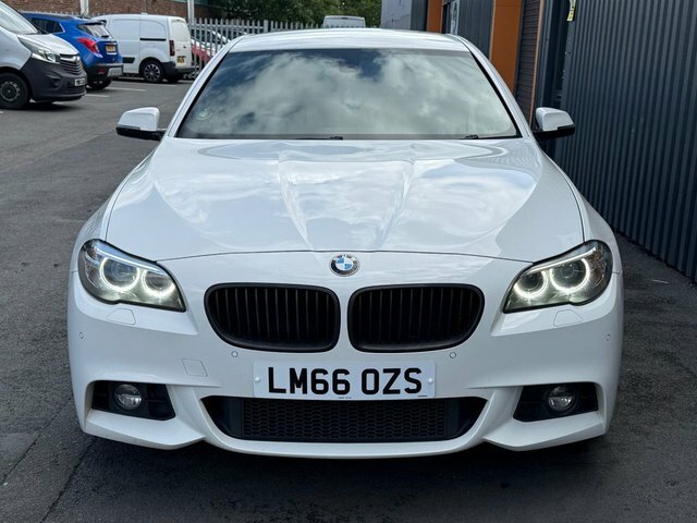 BMW 5 Series 2.0 525D M Sport Saloon Euro 6 S White #5