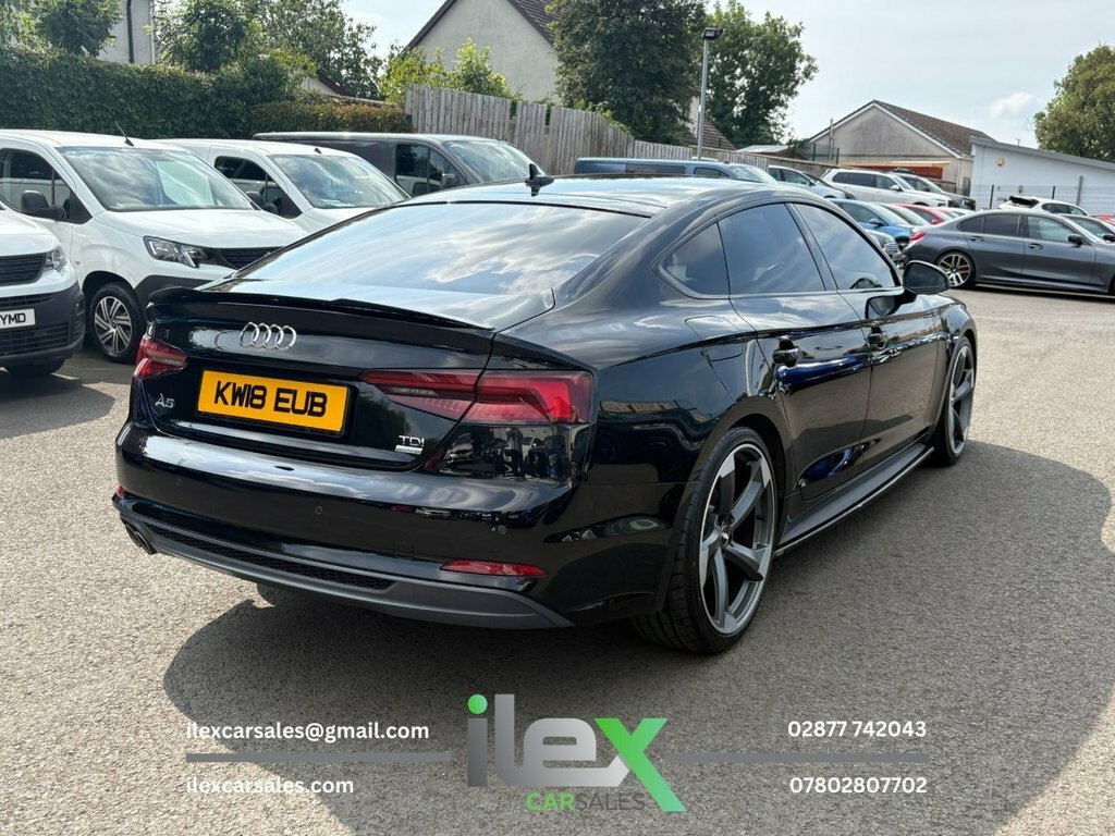 Audi A5 2L S Line KW18EUB Black #4