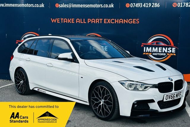 BMW 3 Series 320D M Sport Touring White