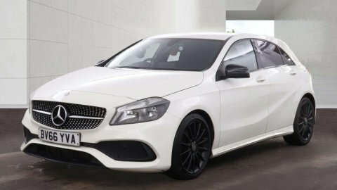 Mercedes-Benz A Class 2.1 A200d Amg BV66YVA White #2