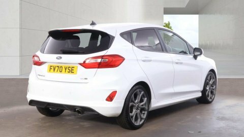 Ford Fiesta 1.0T Ecoboost Mhev FV70YSE White #4