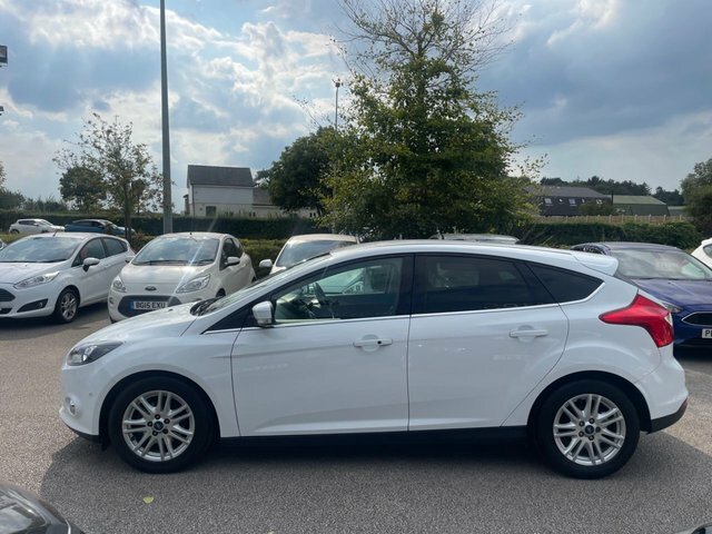 Ford Focus 1.6 Tdci Titanium Hatchback Euro White #4