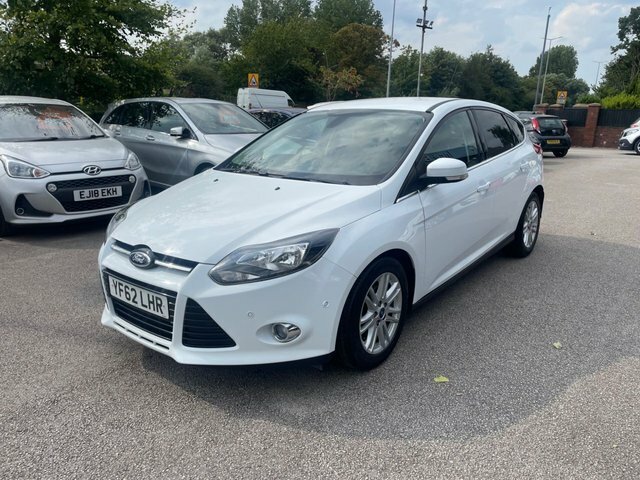Ford Focus 1.6 Tdci Titanium Hatchback Euro White #3