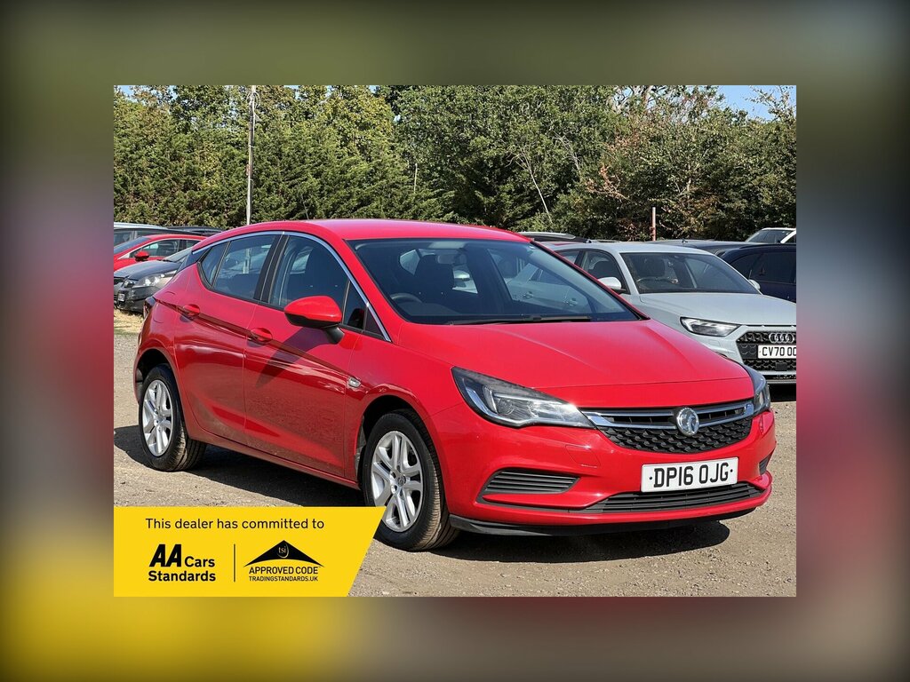 Vauxhall Astra 1.4I Design Euro 6 Red